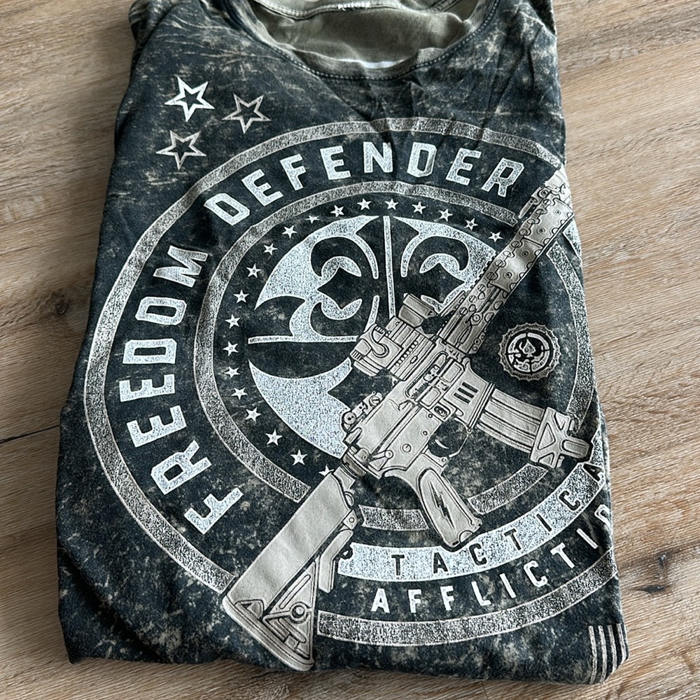 Affliction Tactical Freedom Tee - Black and Gray
